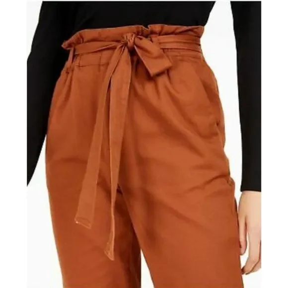 Becca Tilley x Bar III Paperbag Waist Cotton Pants - Picture 5 of 10